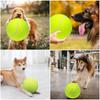 9.5‘um Oversize   Tennis  s Inflatable Tennis   with Pump Dog Toy  s For Signature Children Adult Pets Dogs Cats Fun
