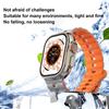 Силиконовый ремешок для Apple Watch Ultra 2 1 49 мм серии 9 8 7 45 мм 44 мм 42 мм 38 мм 40 мм спортивный ремешок для iWatch 6 5 4 3 se аксессуары для браслетов