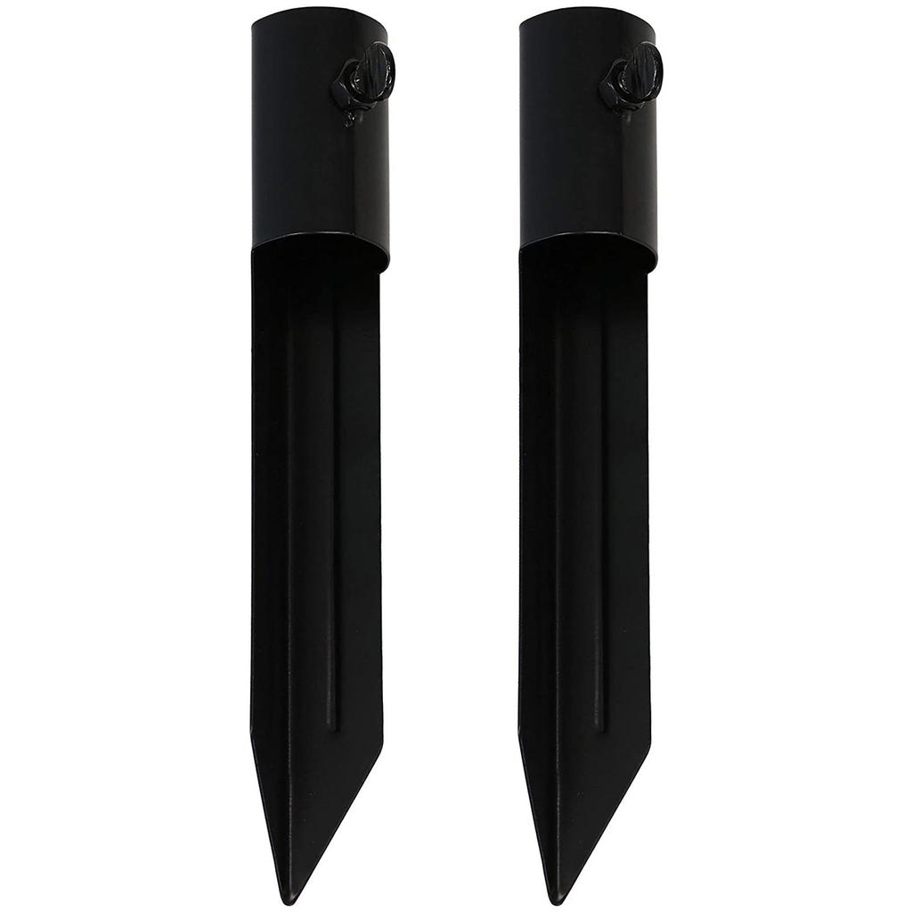 4pcs Iron Torch Stand Stakes Corrosion Resistant Garden Stakes Outdoor Light Stakes Set for Garden Lights & Umbrellas