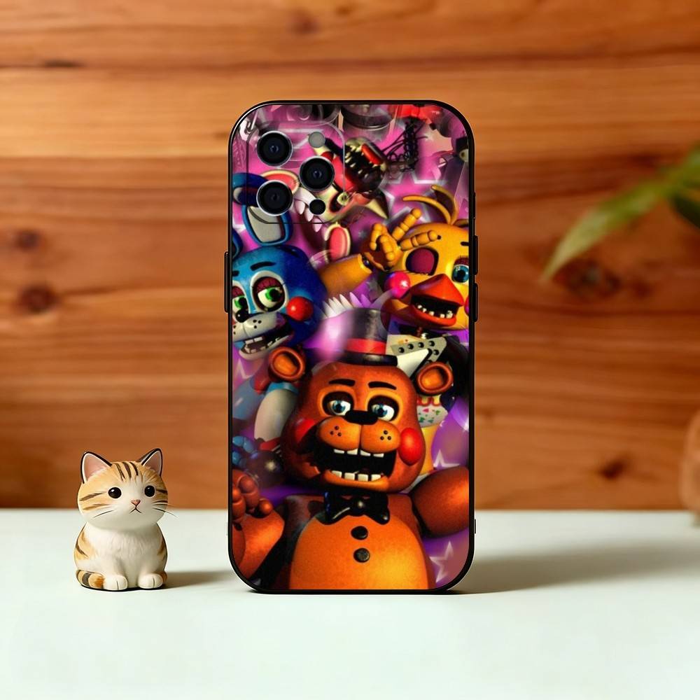Чехол для телефона F-N-A-F Силиконовый Мягкий Для IPhone 17 16 15 14 13 12 11 X XR Plus Pro Max Plus