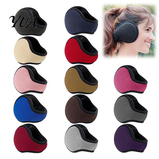 Portable Lightweight Winter Accessories Foldable Ear Muffs for Men Women, Fleece Warm Warmers, Thermal Polar Earmuffs Outdoor Cold Weather Covers
