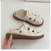 Casual Simple Baotou Thick Bottom Sandals Women's Summer White Hundred Roman Shoes