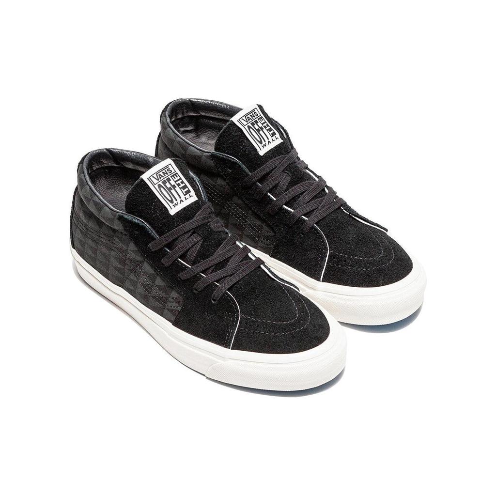Vans Pilgrim X  Sk8 83 Dx Mid-Top Skate Shoes Unisex Skate Shoes Black VN0A5JMFC38