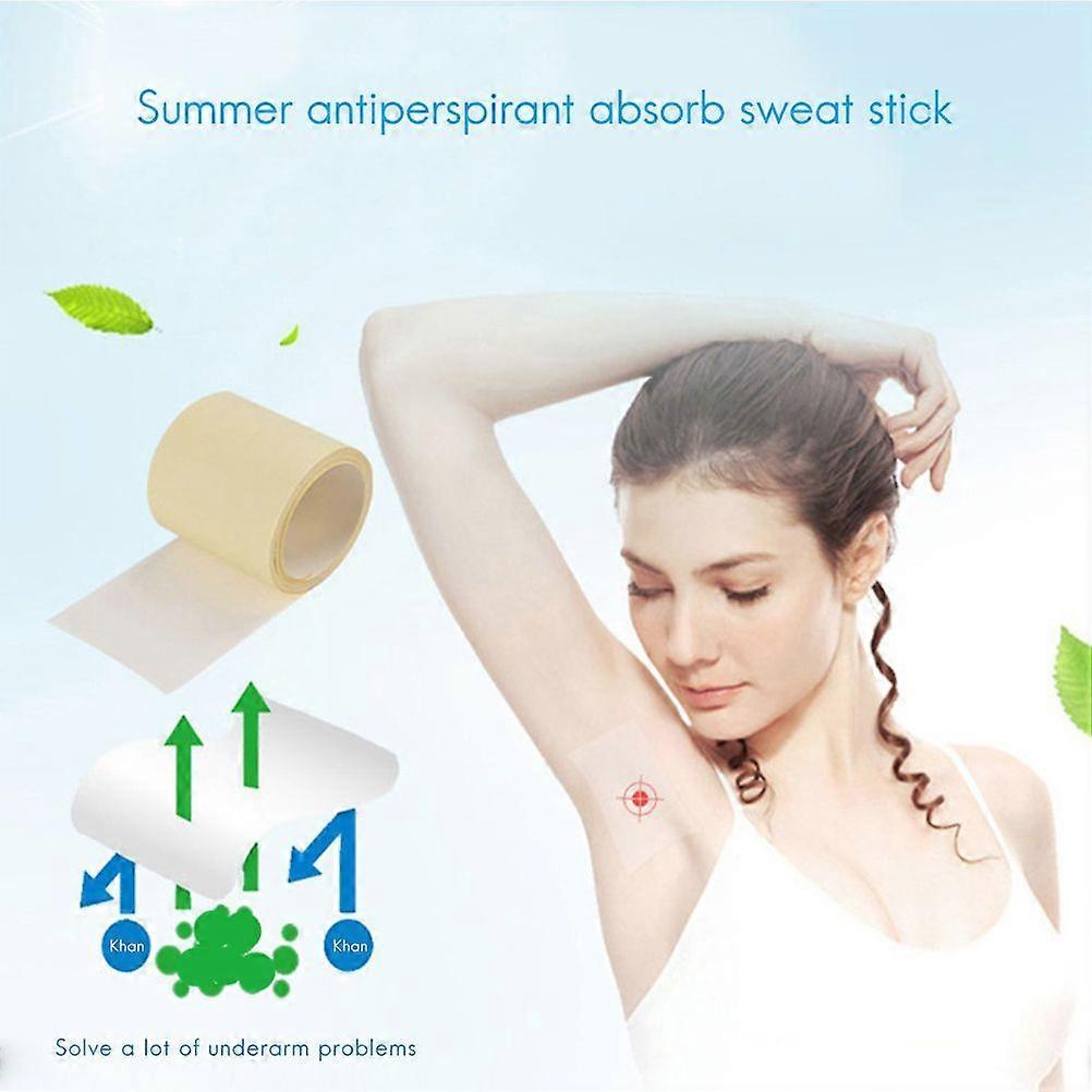 1 Roll Armpit Underarm Prevent Sweat Pads Transparent Disposable Antiperspirant Sticker Anti Sweat Sticker