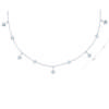 [R1738] - Silver Choker Necklace 'Une Etoile Est Née' Silver White (rhodium) - 8 Mm