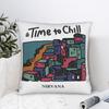 Band Nirvanaed Pillowcases Vintage Pillow Case For Living Room Bed Chair Square Pillow Cover
