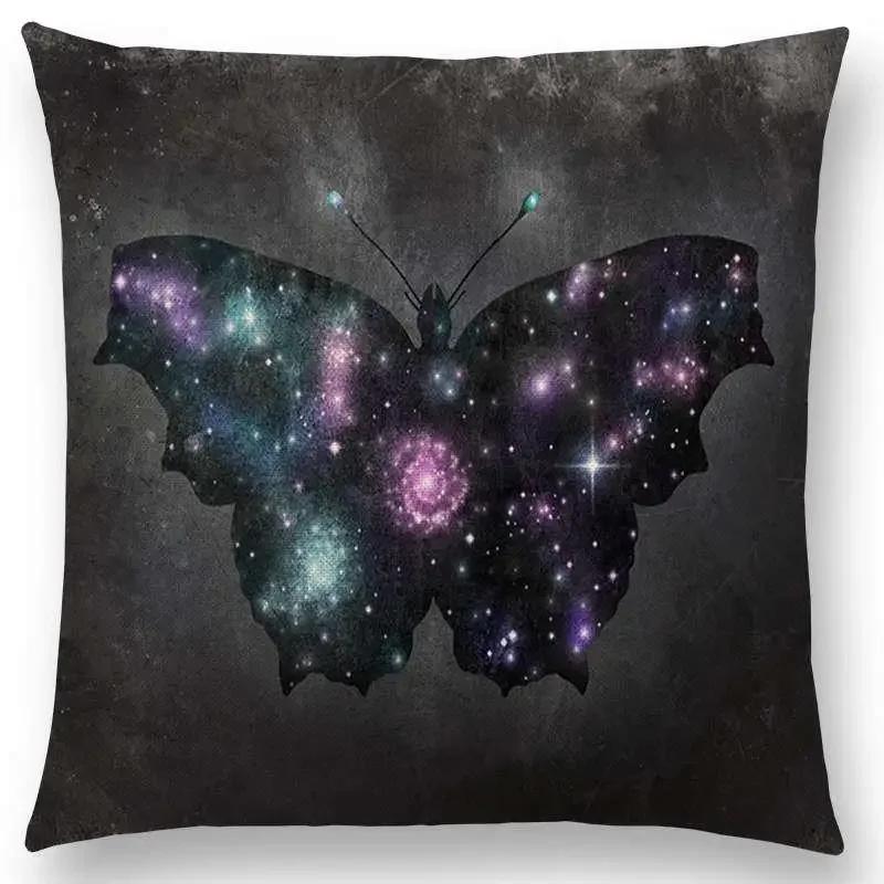 Новейшая Милая Маленькая Привидение Парусник Кит Океан Олень Медведь Дайвер Принты Наволочка Диванная Подушка