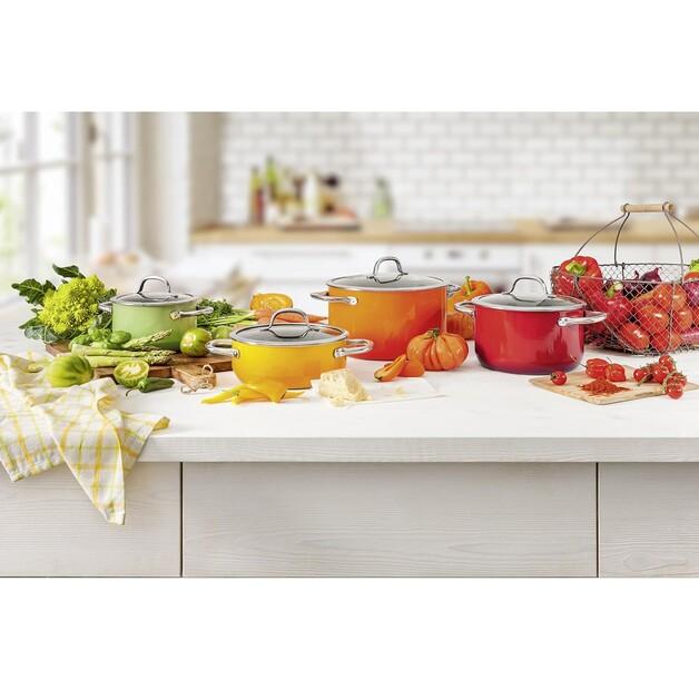 Кастрюля для мяса WMF Silit Passion, 20 см, чёрная, 3.7 л (21.0229.7147)