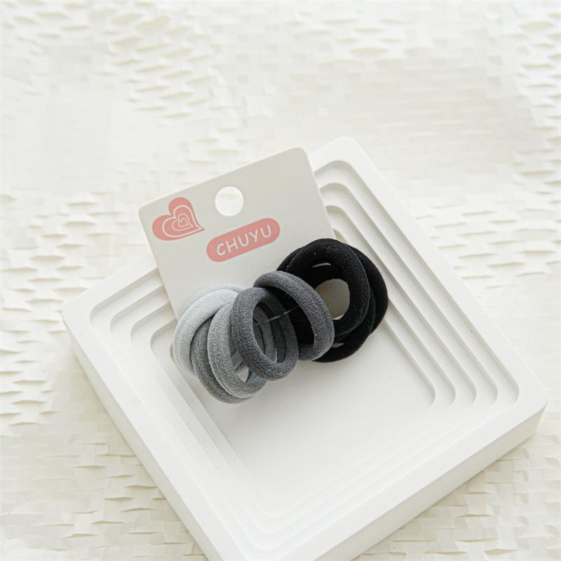 10pcs Kids Elastic Hair Bands Girls Sweets Scrunchie Rubber Band For Children Hair Ties Headband Baby Hair Accessories Headwear