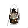 Christmas Music Box Figurine Ornament Crafts Lighted Globe Lantern Hanging Wind