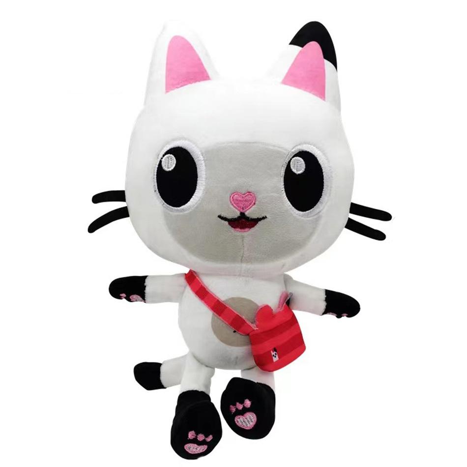Newest 8 Stlyes Gabby Dollhouse Plush Toy Mercat Cartoon Stuffed Animals Mermaid Cat Plushie Doll Kids Birthday Christams Gifts