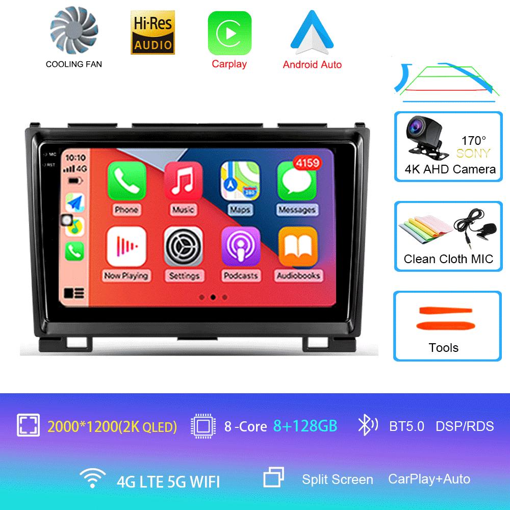 Автомобильное радио Android 14 Carplay для Great Wall Haval Hover H5 H3 2011 - 2016 Навигация Мультимедийный проигрыватель Стерео WiFi+4G видео BT