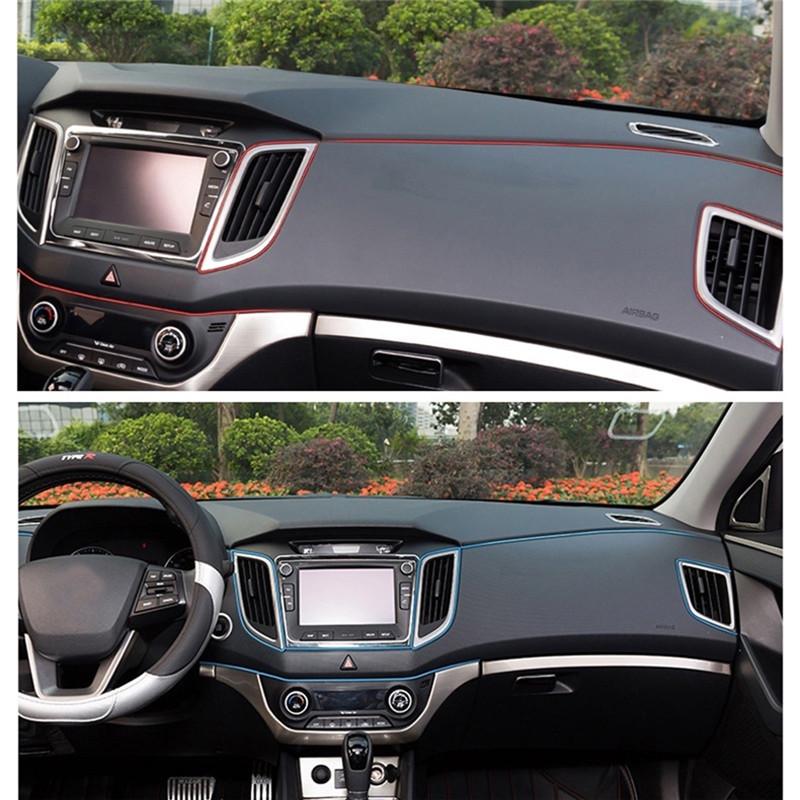 5M Car Style Interior Trim With Decorative Molding Fascia Dashboard Door Edge Universal Car Parts