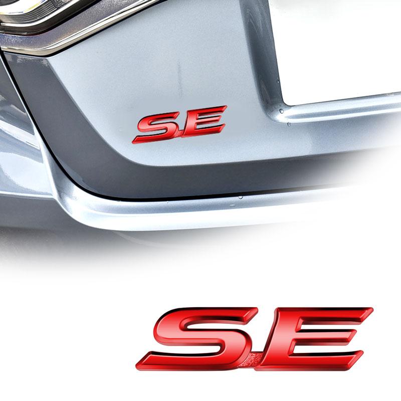 Автомобильный Стайлинг 3D SE Car Металлический Сплав Задний Багажник Крыло Клейкая Эмблема Кузов Задняя Дверь Смещение Эмблема