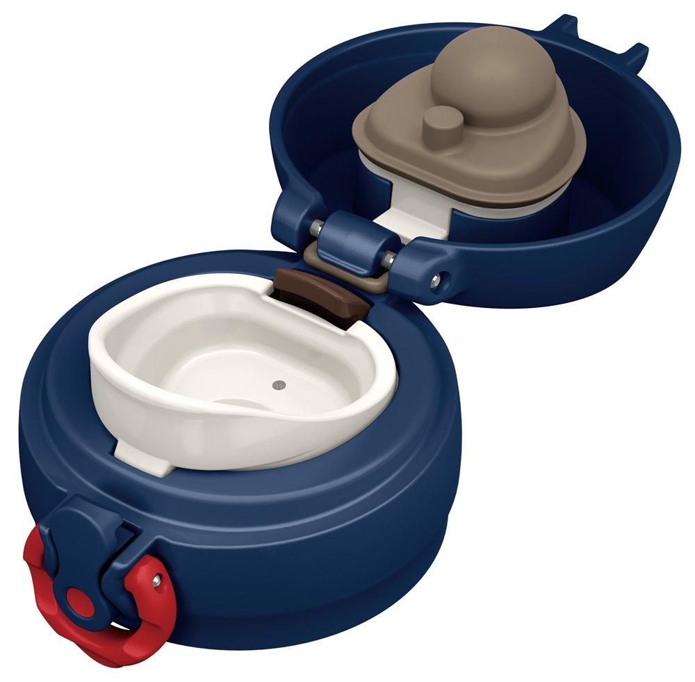 Термос для воды с вакуумной изоляцией, мобильная кружка, открытая, красная, с дистанционным управлением [One-Touch Type] 0,5 л JNL-502G