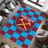 Ковер с логотипом WHUFC для гостиной, спальни, дома, дивана, детская игровая нескользящая напольная подстилка
