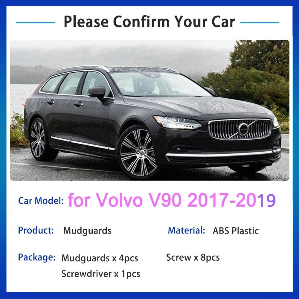 4x for Volvo V90 2017 2018 Mudflaps Mudguards Splash Guards Mud Front Rear Wheels Auto Fender Flare Accessories Car Stying