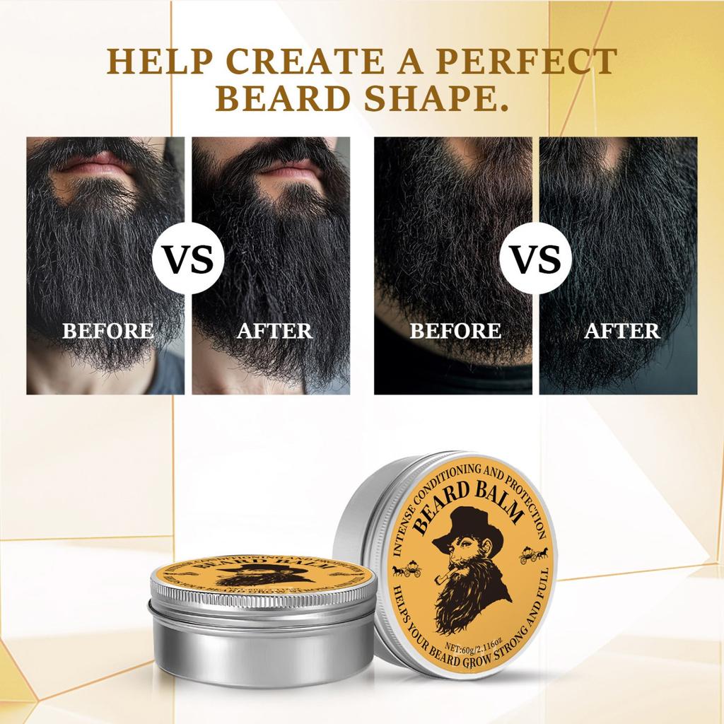 Beard Balm Top-Grade Natural Beard Conditioning & Styling Balm Designed For Rugged Active Or Outdoorsy Men