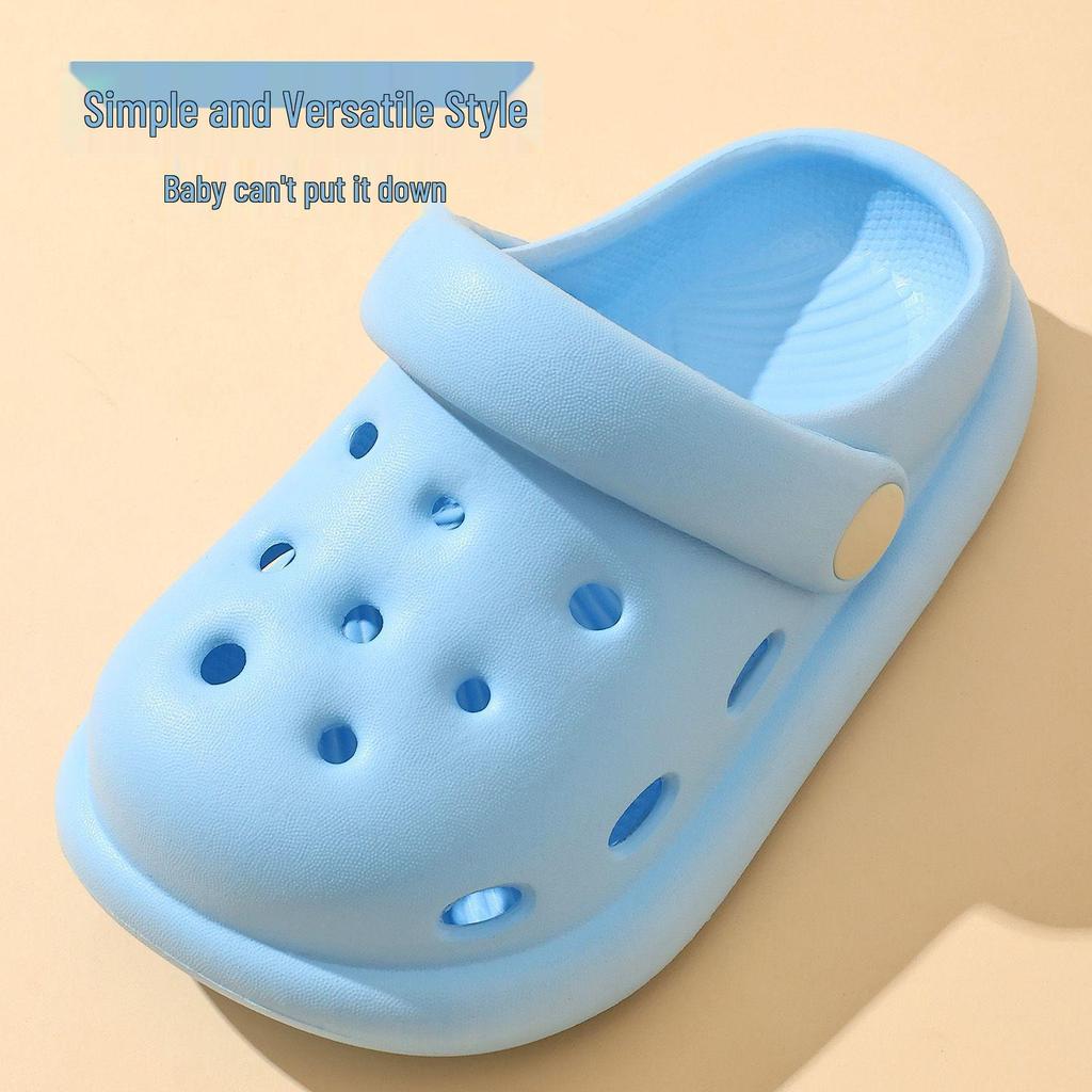 Детские нескользящие летние клоги для мальчиков и девочек