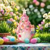 Dwarf Tree Festival Decoration Suitable For Indoor Spring Desktop Decoration Resin Crafts