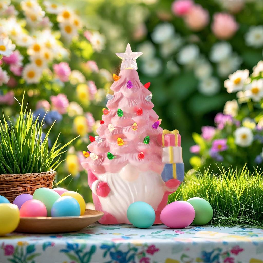 Dwarf Tree Festival Decoration Suitable For Indoor Spring Desktop Decoration Resin Crafts
