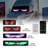 LED Car Soft Screen Light - USB Flexible Bluetooth Display with Full Color and Devil's Eye for Windows