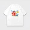 Summer Thin American Comic SpongeBob Tshirt Fun Print Men Women Tee Adults Children Boy Gril Top Kids Parent Child Cotton Tshirt