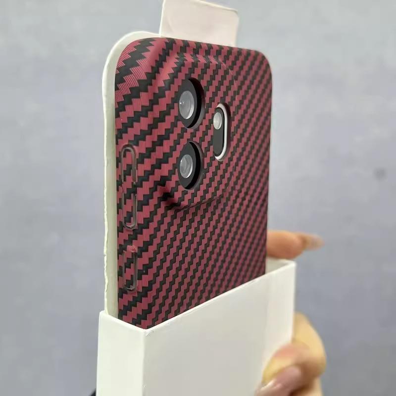 Чехол для Poco X8 Pro Max Матовая текстура углеродного волокна Защита от отпечатков пальцев Ударопрочная задняя крышка Для Poco X8 Pro Корпус Бампер