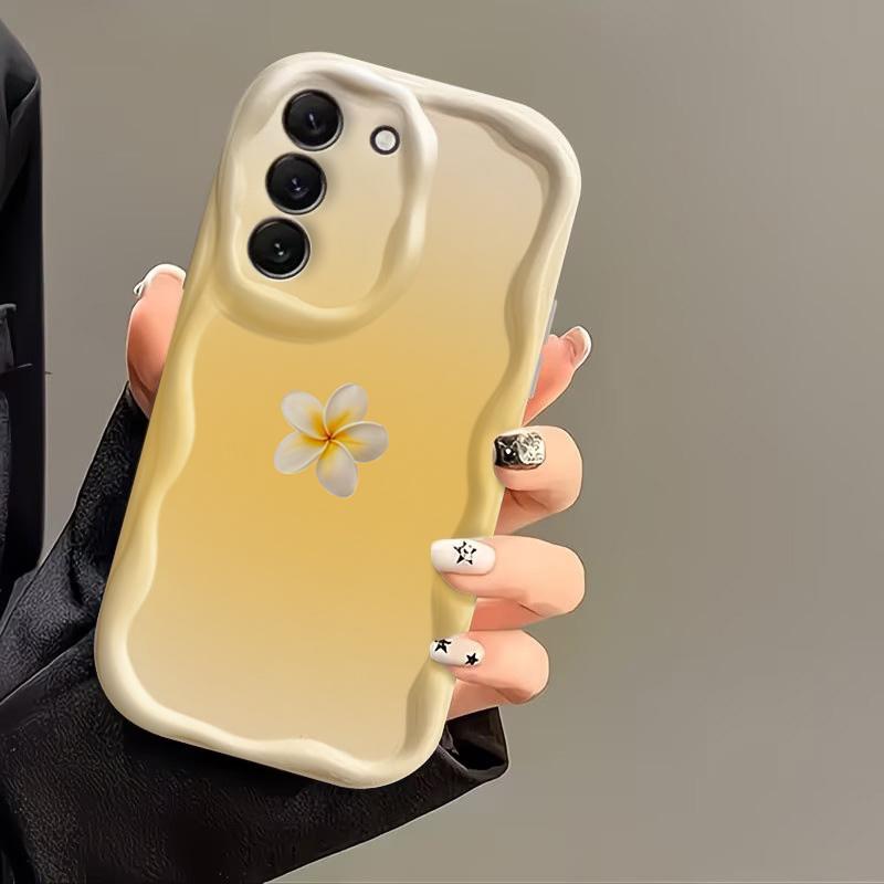 Чехол с градиентным узором лепестков хризантемы для Samsung Galaxy S26 S25 Ultra S24 FE S23 Plus S22 A56 A36 A16 A17 A37 A57 A55