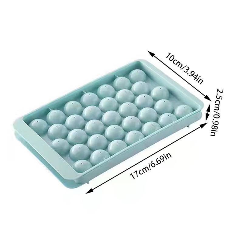 3D круглый лоток для кубиков льда с крышкой, пластиковая форма для льда в ромбовидном стиле, сферические формы для холодильника «сделай сам», машина для изготовления ледяных шаров, кухонные инструменты