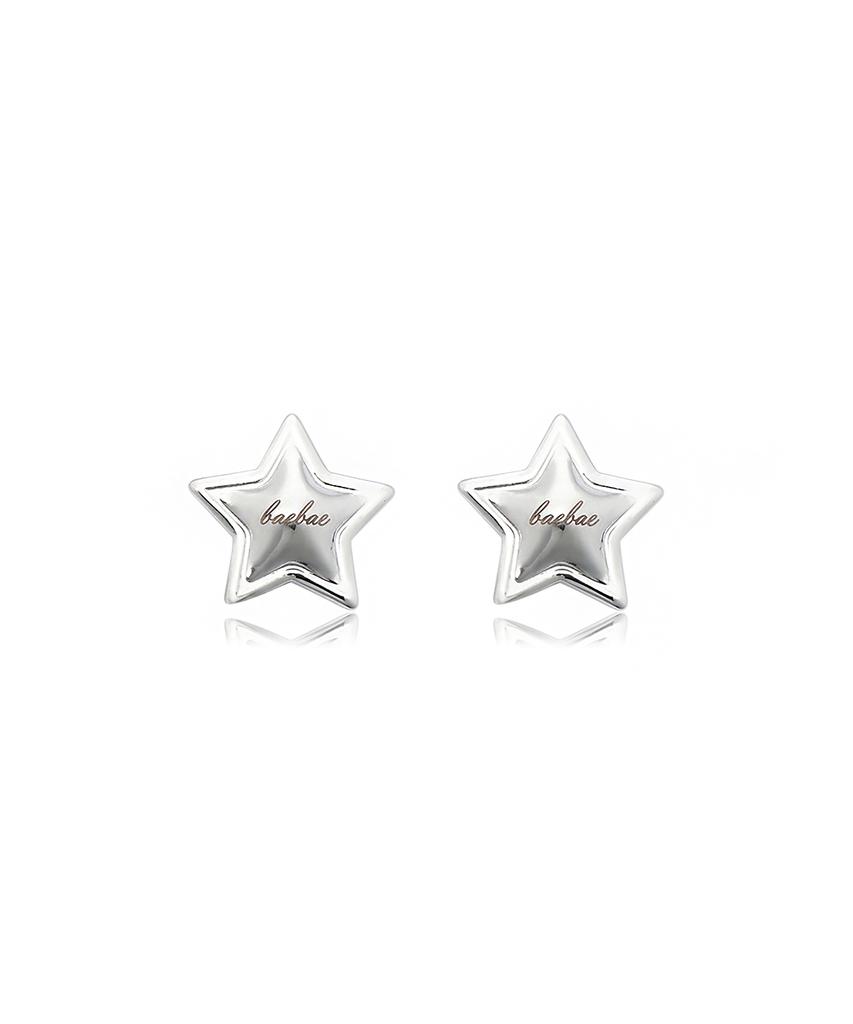 Серьга Baebae Everyoung Star (Серебряный)