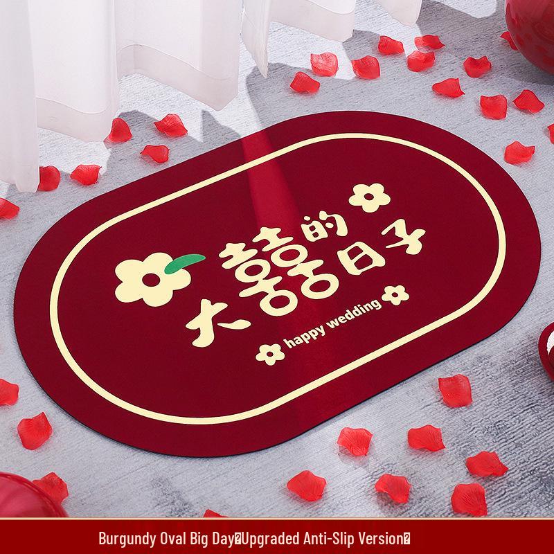 Приветственный коврик - Ковер со счастливыми словами для дома и свадебного декора