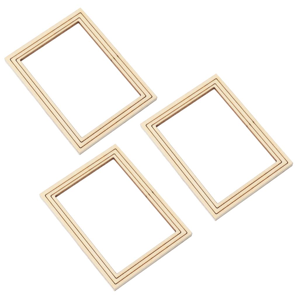 10 шт. фоторамка миниатюрная модель DIY производство изысканный внешний вид рамки для фотографий