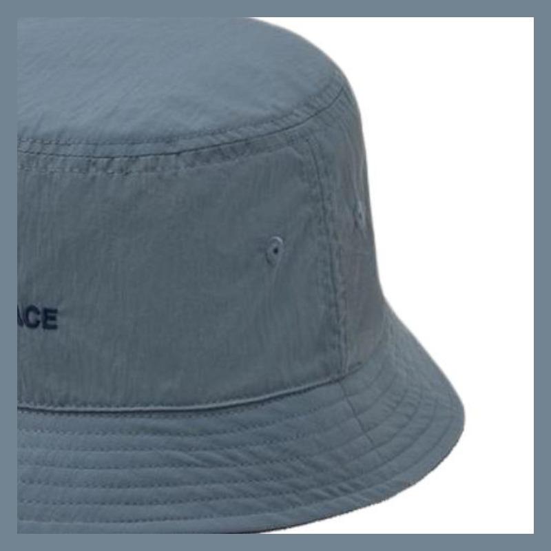 The North Face Double-sided fashion design, nylon bucket hat, same style for men and women, navy blue/slate navy/slate gray L