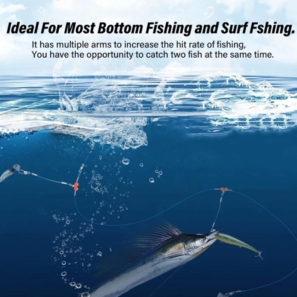 6шт приманка лидер леска анти-клещ нейлоновая проволока высокопрочная рыболовные снасти для наживок и крючков рыболовные принадлежности