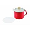 Enamel Cook Pot, Deep, 14cm, Red, Induction Compatible, Classo HB-5365
