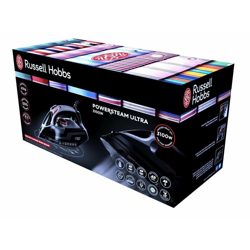 Russell Power Steam Ultra Steam Iron 3100W Black/Gray