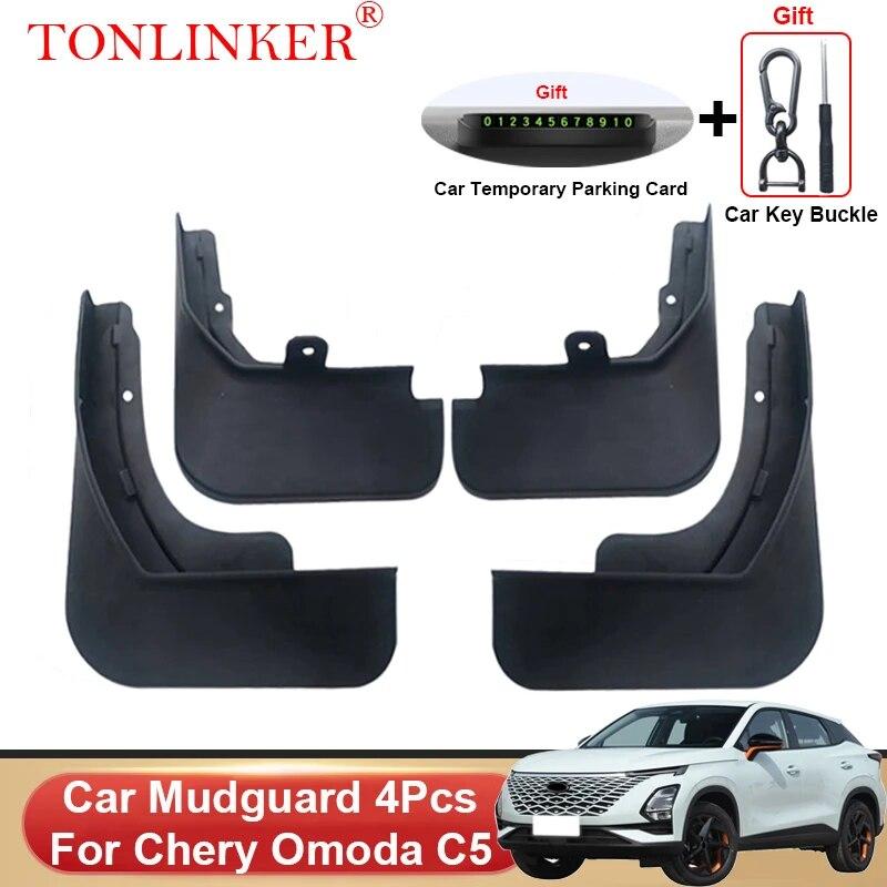 TONLINKER Car Mudguard For Chery Omoda C5 FX OMODAC5 2022 2023- Mudguards Splash Guards Front Rear Fender Mudflaps Accessories