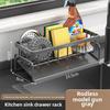Kitchen Rack, Rag Rack, Household Sink, Drain Basket, Countertop, Multifunctional Sponge Detergent Storage Rack