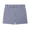 European and American French women's fashion versatile temperament plaid shirt shorts set 4333008