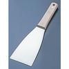 Suncraft Wooden Handle Ink Spatula, Large, Metal: Carbon Steel (SK5), Handle: Natural Wood, Japan, WIV01001