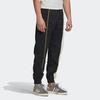 Adidas Originals Trefoil D TP 2 Неэластичные облегающие джоггеры с манжетами Трикотажные спортивные брюки Мужские брюки Черные FM2274