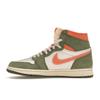 Мужские кроссовки Air Jordan 1 Retro High OG Craft Celadon Green Sky-J-Light-Olive Bright-Mandarin FB9934-300