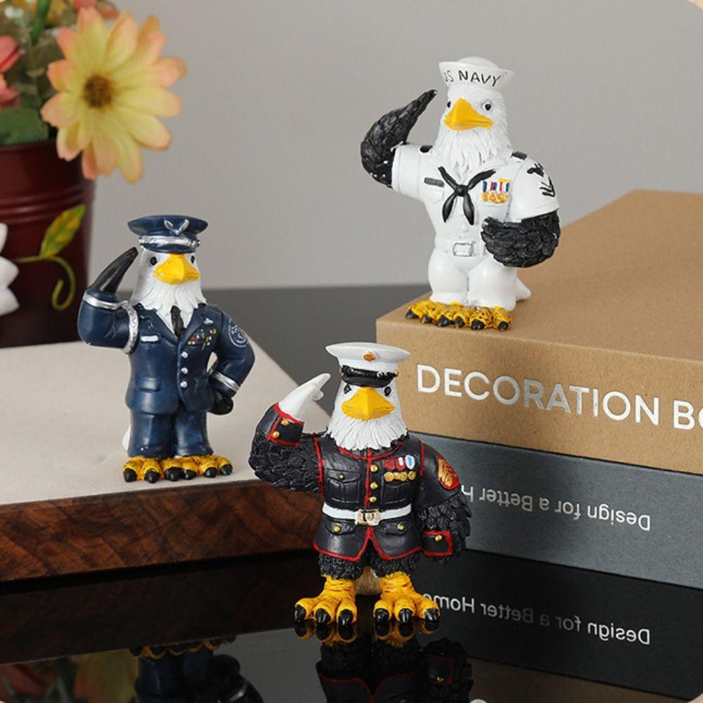 Cute Eagle Ornament Art Miniatures Figurine Crafts Eagle Statue Entrance