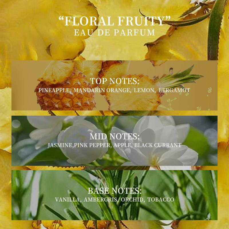 GAZIPOO Pineapple Roll-on Fragrance Men's And Women's Fragrance Oil Dating Fresh Niche Long-lasting Fragrance