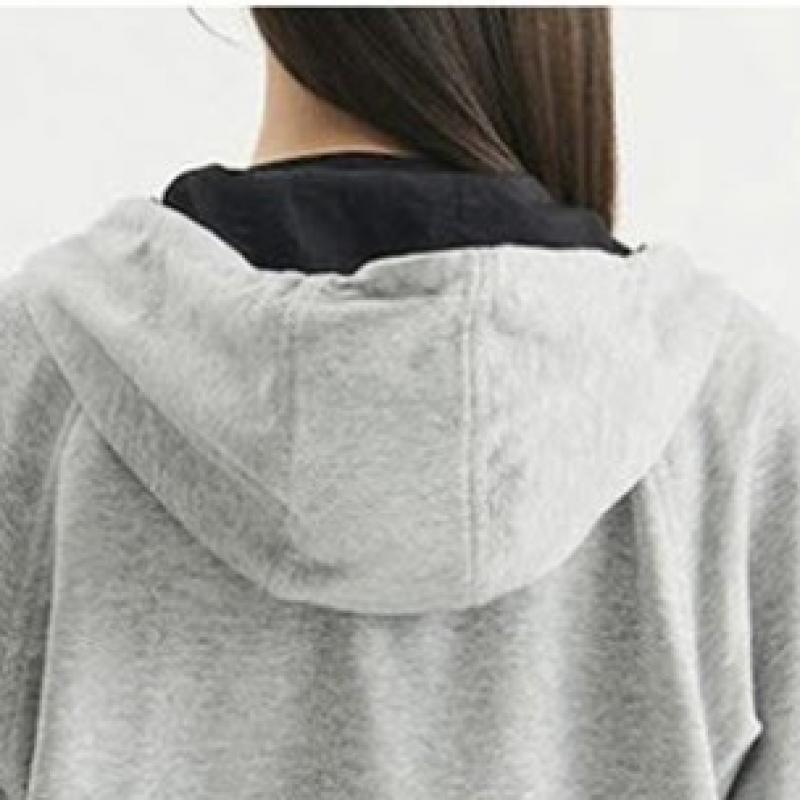 Новая полупрозрачная двухсторонняя толстовка с капюшоном на молнии Nbmdd31043 AC