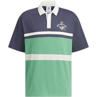 Совместная брендированная рубашка-поло X Disney HDL SS Повседневная рубашка-поло с короткими рукавами унисекс Бирюзово-зеленый JL6478