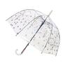 Transparent Bell Umbrella with Vintage Dots