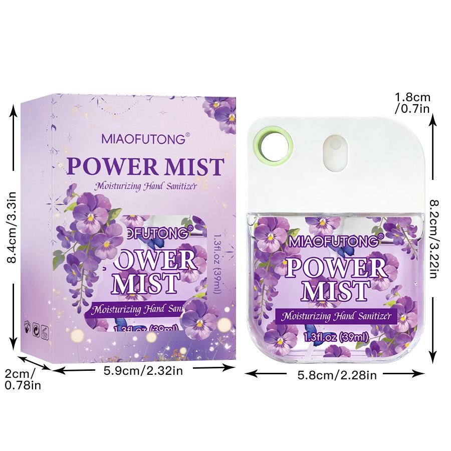 Портативный спиртовой антисептик для рук в виде спрея, не требующий смывания