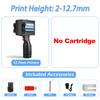 Portable 12.7mm Handheld Inkjet Printer QR Barcode Batch Number Logo Expiry Date Label Printer Gun 25 Languages Non-encrypted